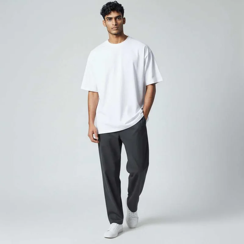 T shirt oversize HEAVY WHITE — BrandMe