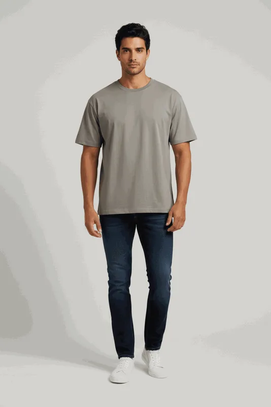 T shirt oversize HEAVY CAPPUCCINO — BrandMe