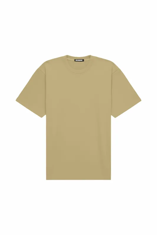 T shirt oversize STRETCH BEIGE R — BrandMe