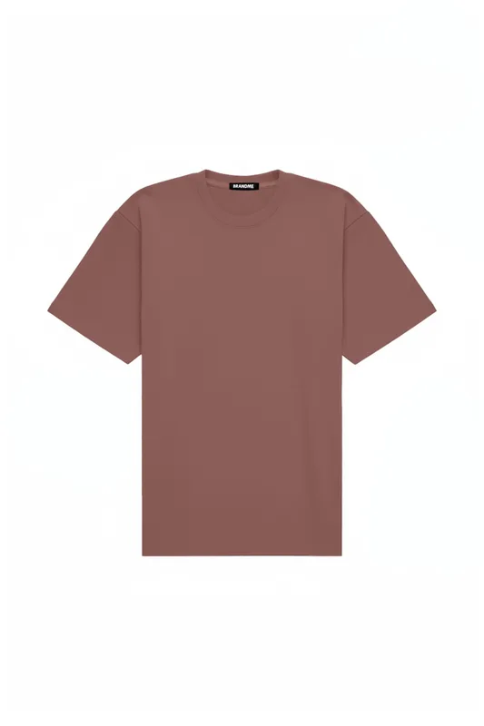 T shirt oversize STRETCH POWDER PINK — BrandMe