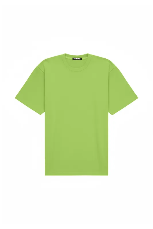 T shirt oversize STRETCH LIME — BrandMe