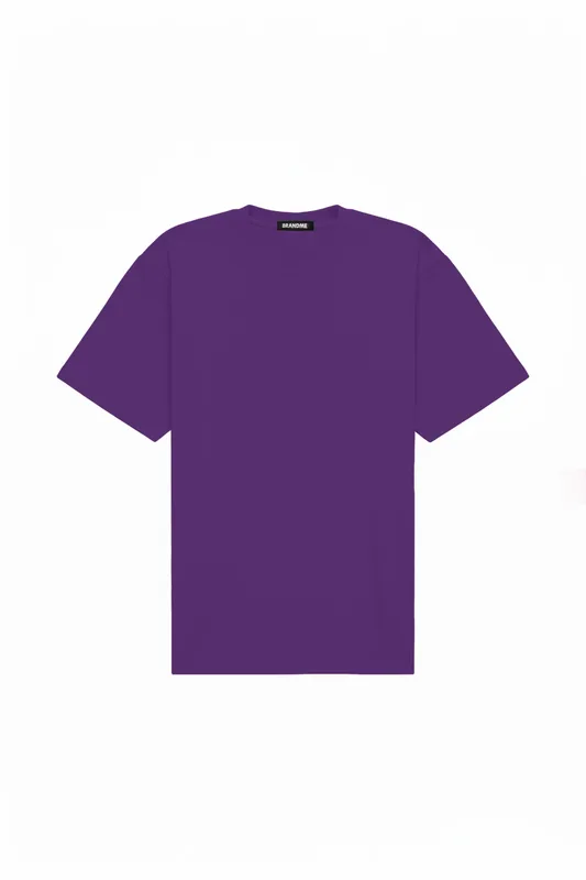 T shirt oversize STRETCH VIOLET — BrandMe