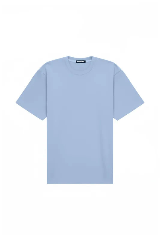 T shirt oversize STRETCH AIRY BLUE — BrandMe
