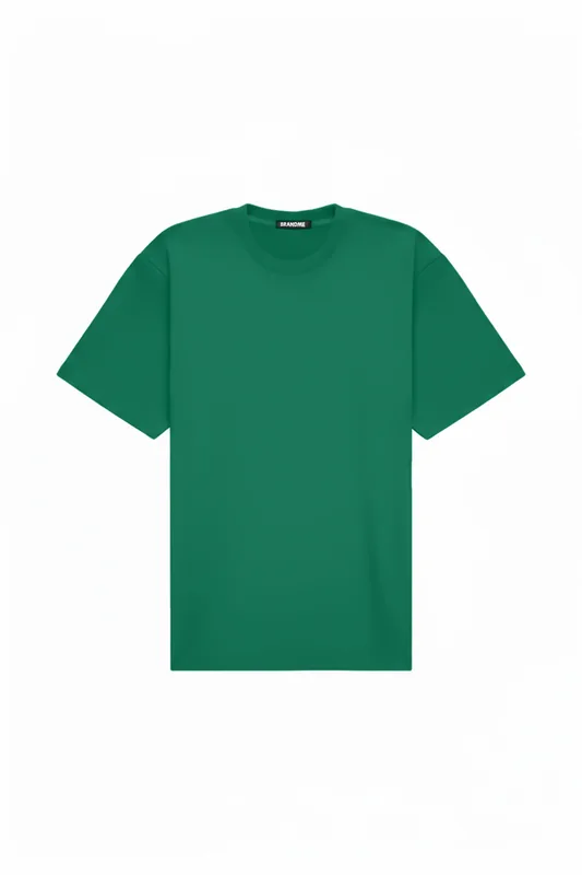 T shirt oversize STRETCH ABUNDANT GREEN — BrandMe