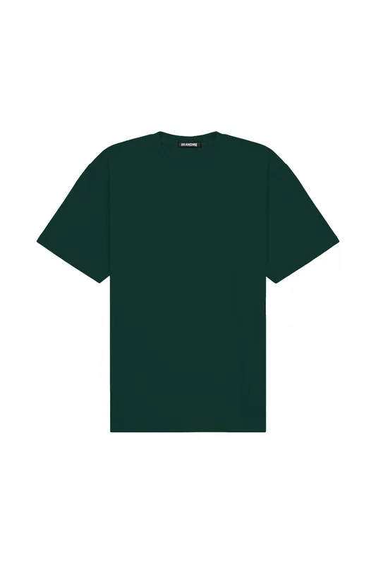 T shirt oversize STRETCH VERDE — BrandMe