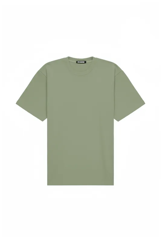 T shirt oversize STRETCH ALMOND — BrandMe