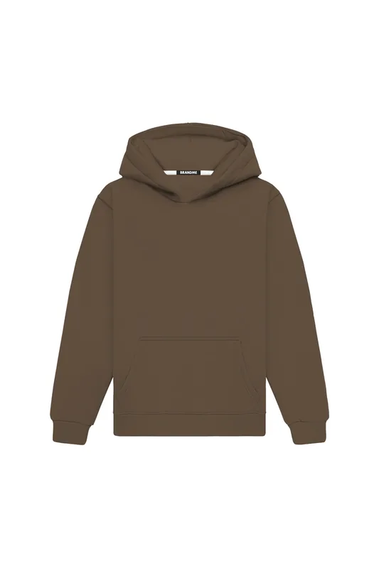 Hoodie Regular LIGHT LOOP BROWN — BrandMe