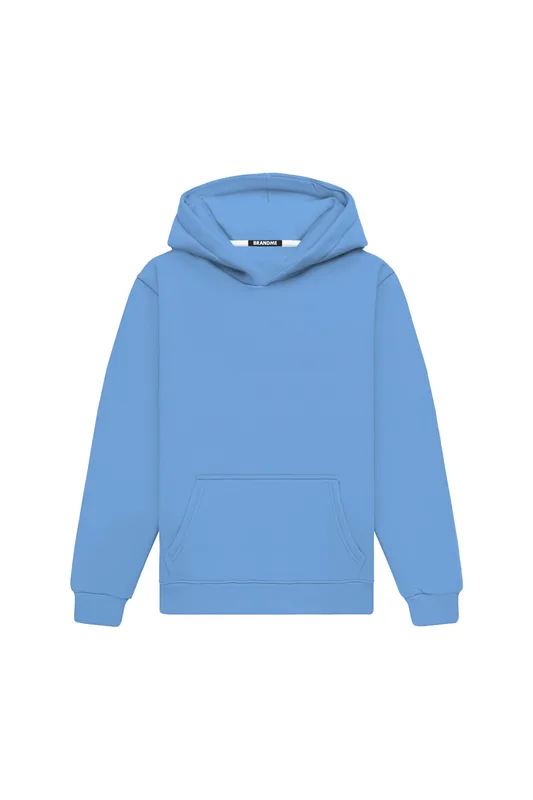 Hoodie Regular LIGHT LOOP BABY BLUE — BrandMe