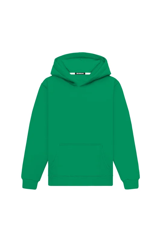 Hoodie Regular LIGHT LOOP IRISH GREEN — BrandMe