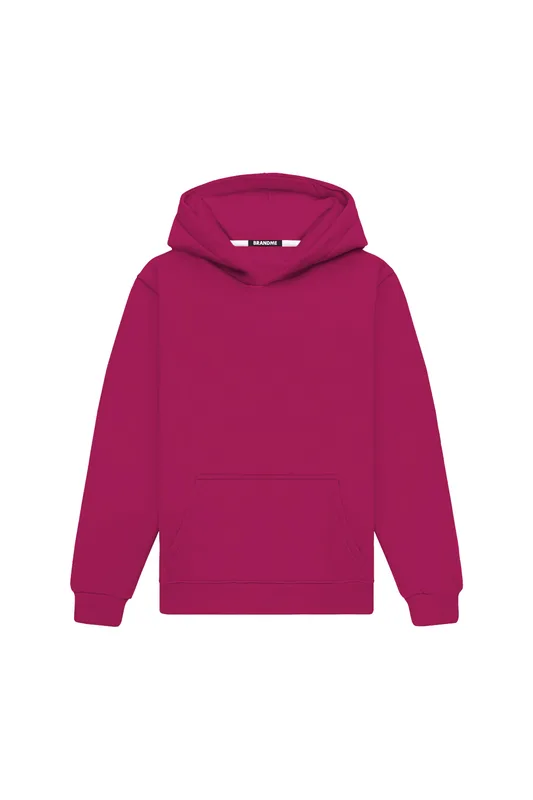 Hoodie Regular LIGHT LOOP RASPBERRY — BrandMe