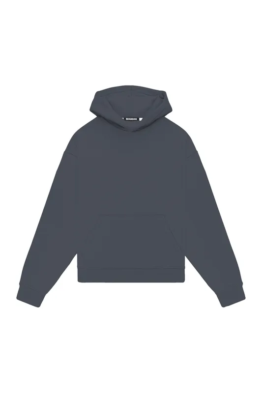 Hoodie Oversize LIGHT LOOP GRAPHITE — BrandMe