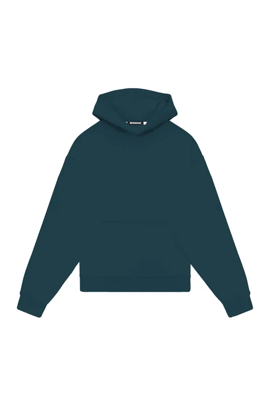 Hoodie Oversize LIGHT LOOP PETROL — BrandMe