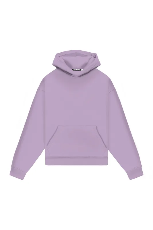 Hoodie Oversize LIGHT LOOP LILAC — BrandMe