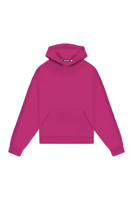 Hoodie Oversize LIGHT LOOP PEONY — BrandMe