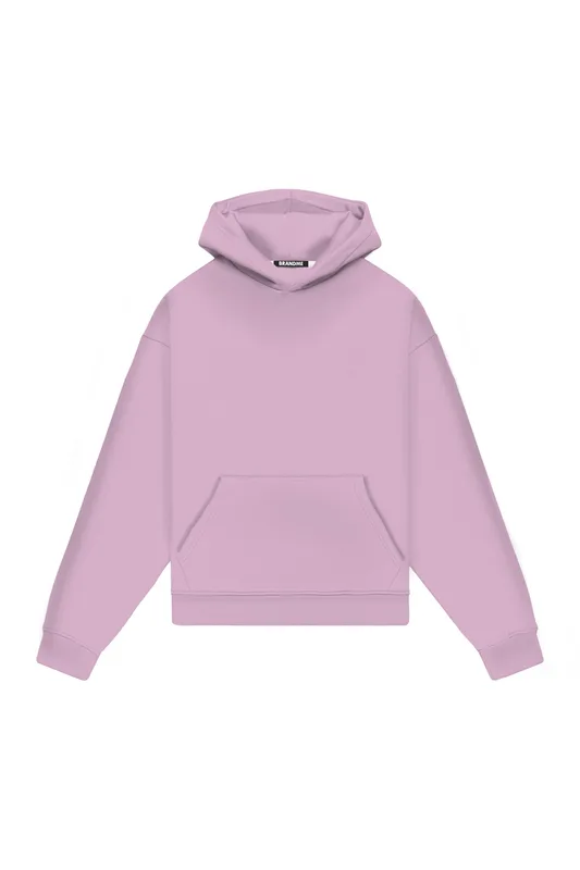 Hoodie Oversize LIGHT LOOP PINK — BrandMe