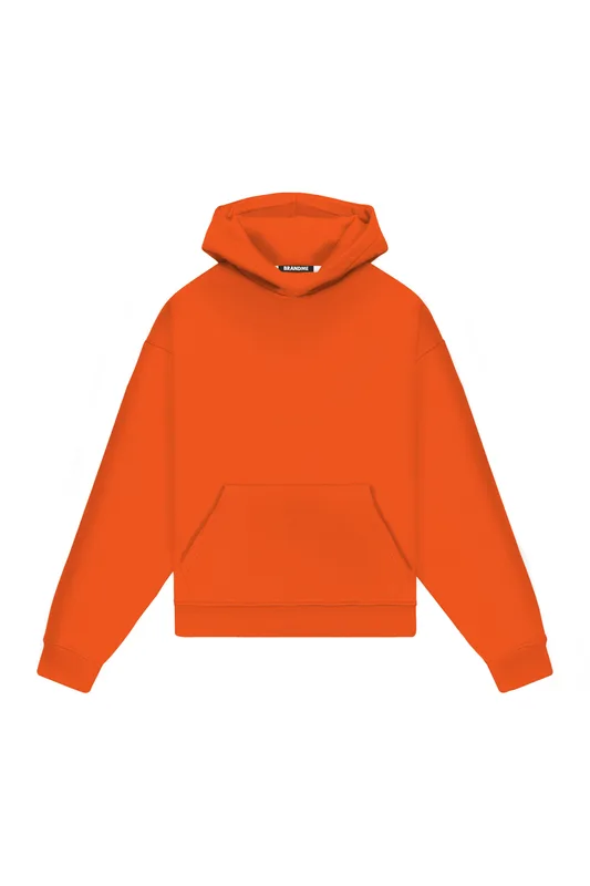 Hoodie Oversize LIGHT LOOP ORANGE — BrandMe