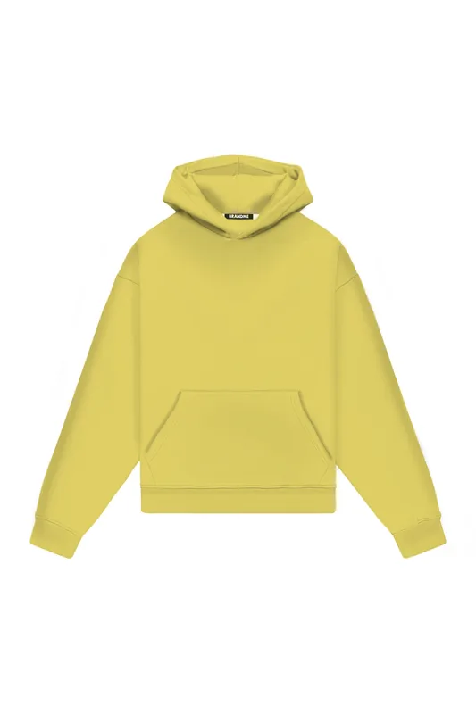 Hoodie Oversize LIGHT LOOP LEMON — BrandMe