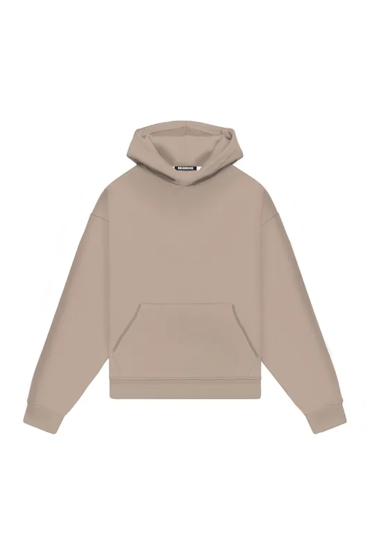 Hoodie Oversize LIGHT LOOP COOL STONE — BrandMe