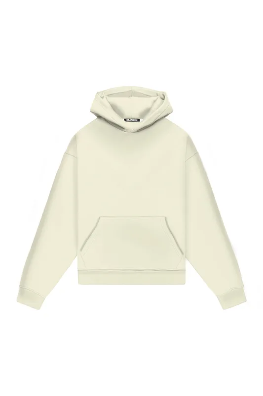Hoodie Oversize LIGHT LOOP ECRU — BrandMe