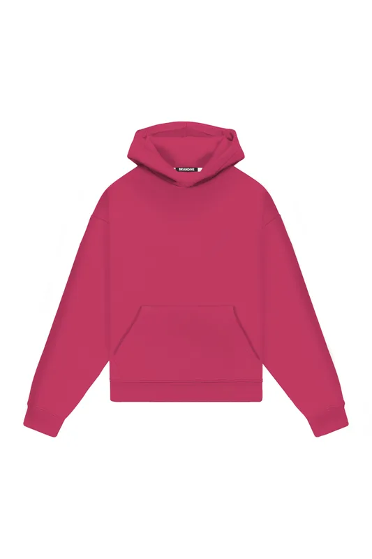 Hoodie Oversize LIGHT LOOP VIVA MAGENTA — BrandMe