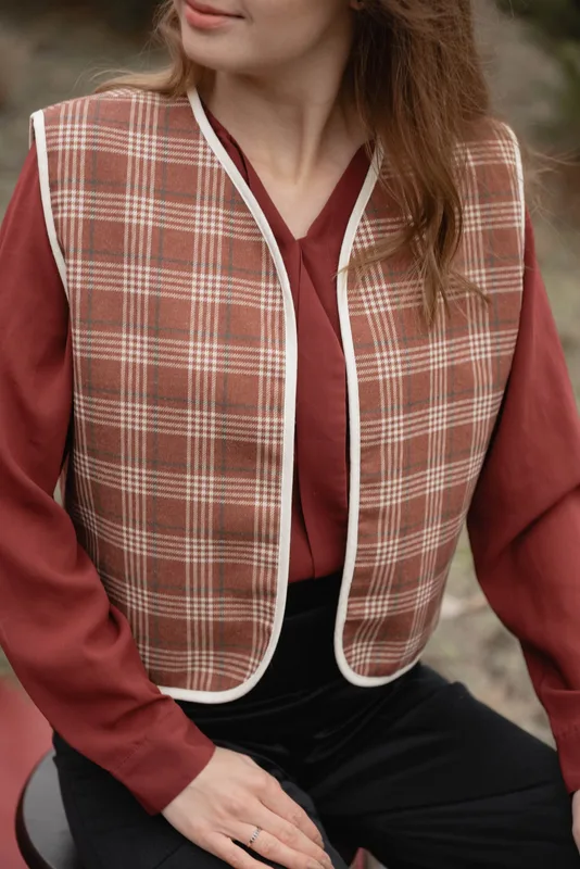 Kamizelka Holiday Plaid — Chaber Brand