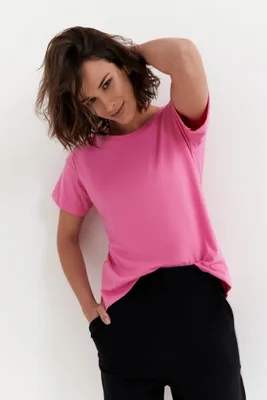 T shirt MALAGA pink — Fesaar