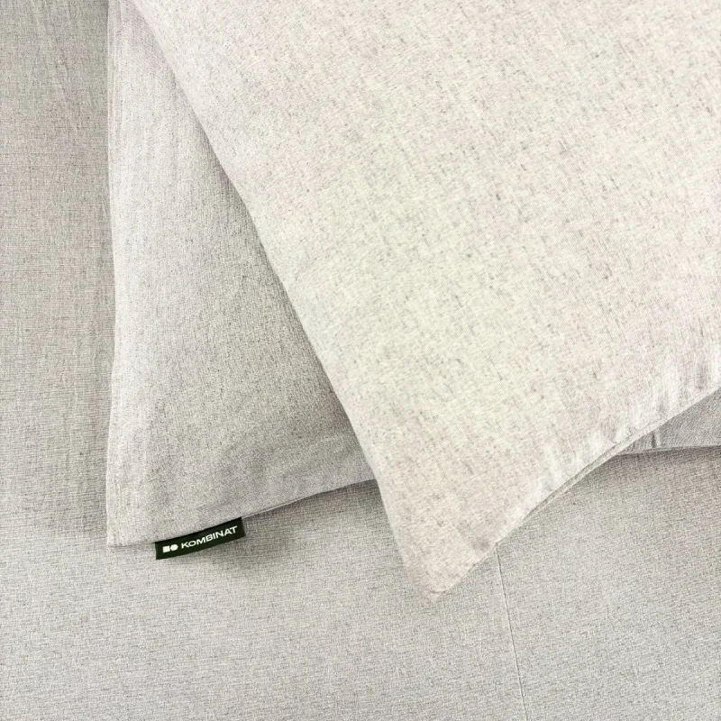 Poszewka na poduszkę bawełniano konopna 50x60 cm kolor naturalny — KOMBINAT