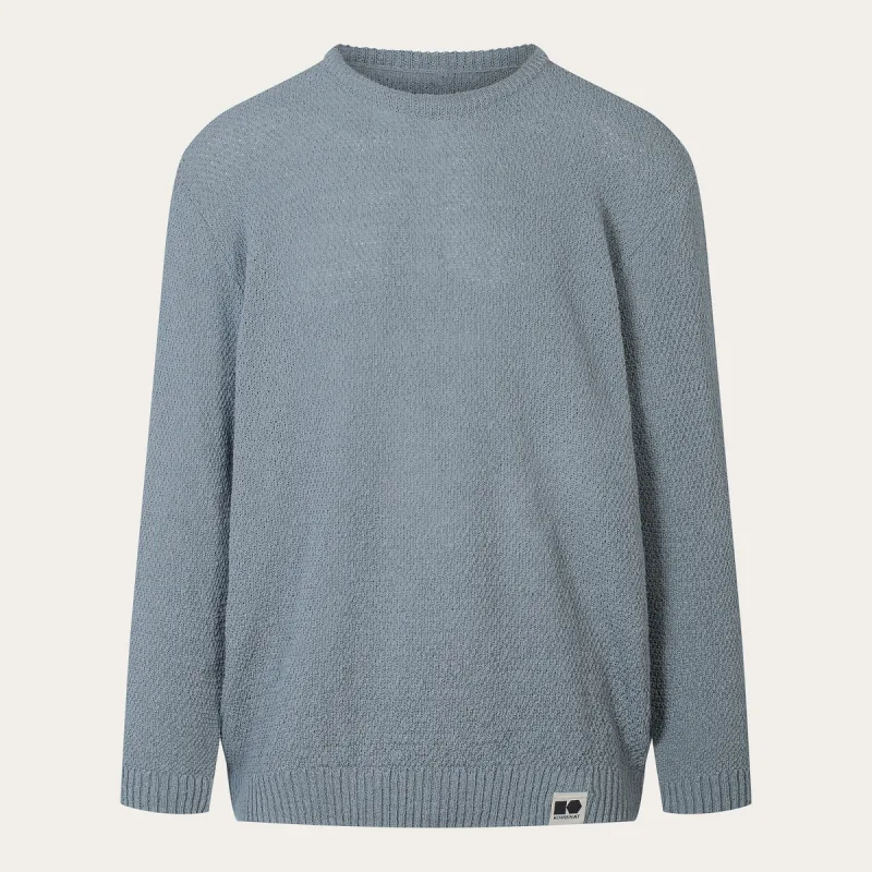 Sweter konopno bawełniany Szary — KOMBINAT