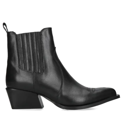 Czarne kowbojki Perry — Konopka Shoes