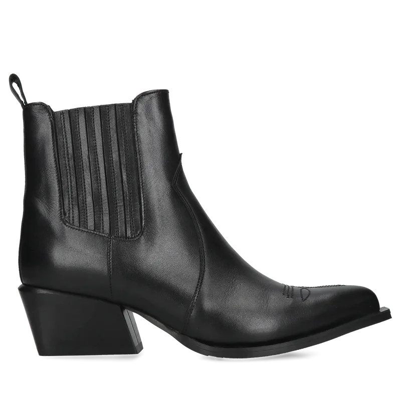 Czarne kowbojki Perry — Konopka Shoes