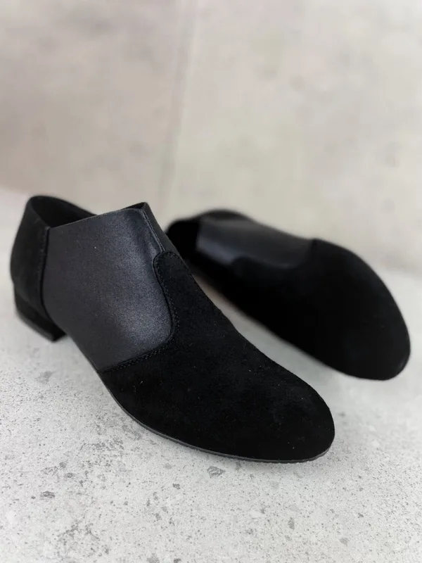 Czarne półbuty Amber — Konopka Shoes