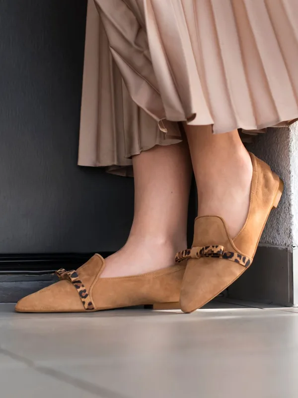 Brązowe półbuty Elena — Konopka Shoes