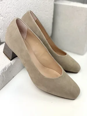 Beżowe czółenka Livia — Konopka Shoes