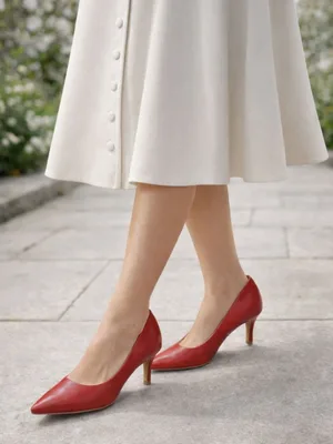 Czerwone szpilki Varia — Konopka Shoes