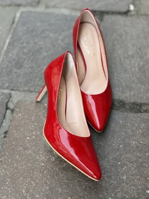 Czerwone szpilki Penelope — Konopka Shoes