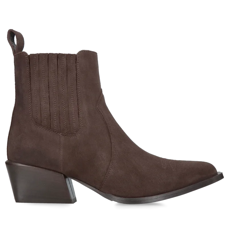 Brązowe kowbojki Savannah — Konopka Shoes