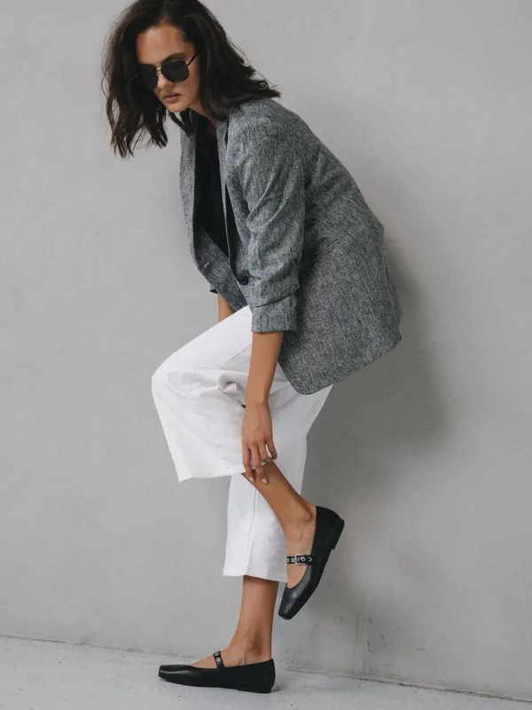 Czarne baleriny Bali — Konopka Shoes