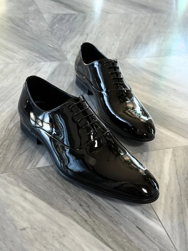 Czarne buty eleganckie Kevin — Konopka Shoes