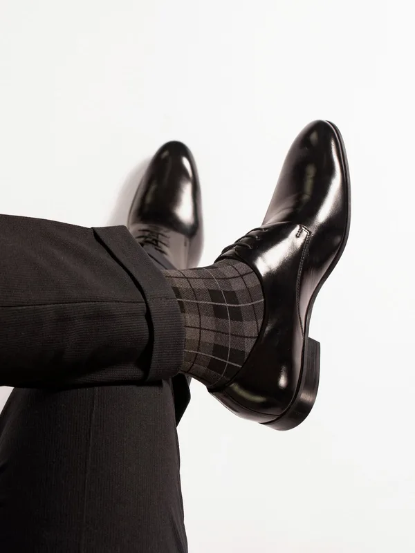 Czarne buty eleganckie Kevin — Konopka Shoes