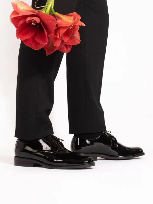 Czarne buty eleganckie Oscar — Konopka Shoes