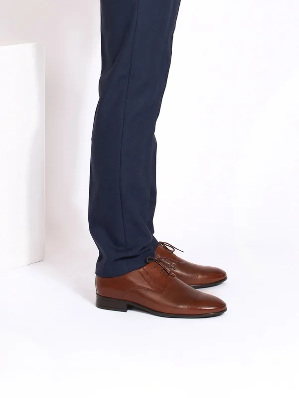 Brązowe buty eleganckie Karol — Konopka Shoes