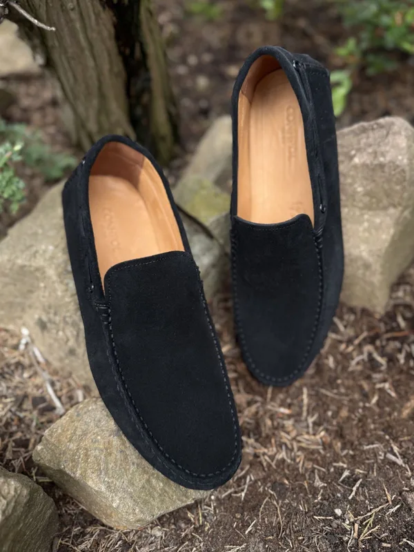 Czarne mokasyny Vincenzo — Konopka Shoes