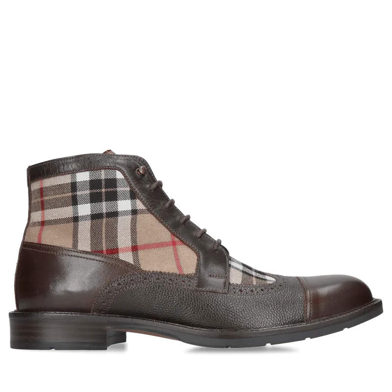 Brązowe trzewiki Marceli II — Konopka Shoes