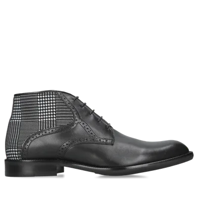 Czarne trzewiki Tomy II — Konopka Shoes