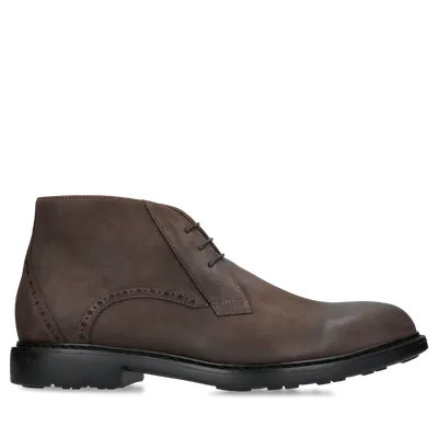 Brązowe trzewiki Tytus II — Konopka Shoes
