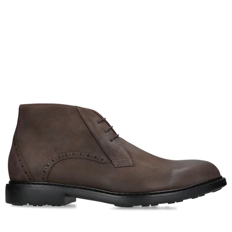 Brązowe trzewiki Tytus II — Konopka Shoes