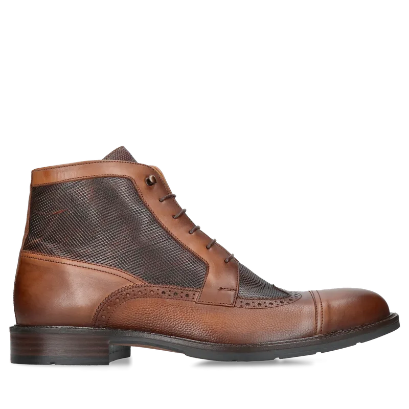 Brązowe trzewiki Marceli II — Konopka Shoes