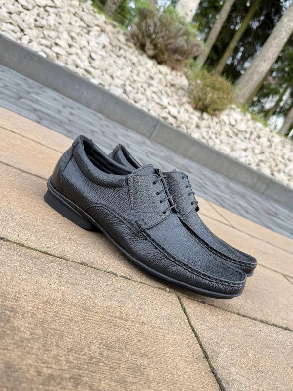 Czarne półbuty Cyril — Konopka Shoes