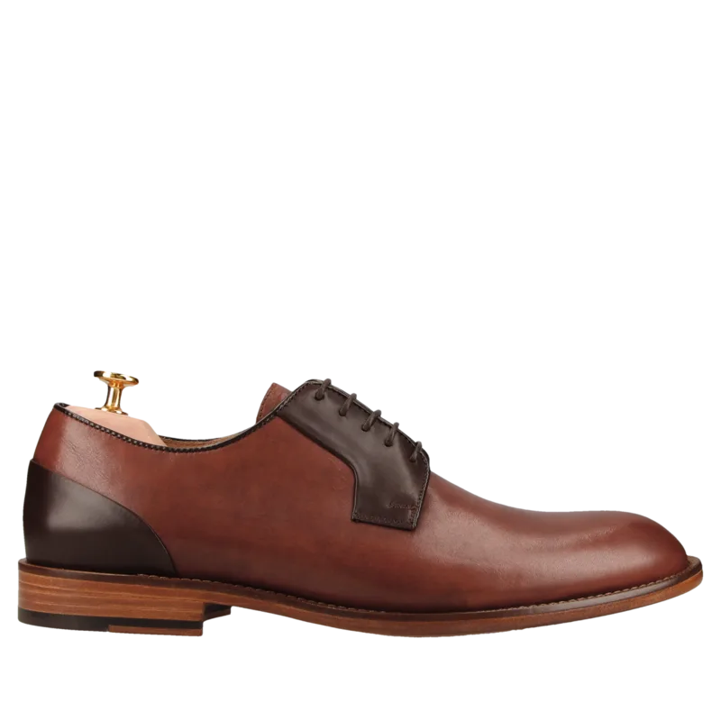 Brązowe buty William Gold Collection — Konopka Shoes