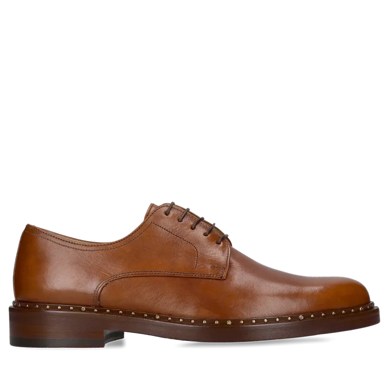 Brązowe buty Sila Gold Collection — Konopka Shoes